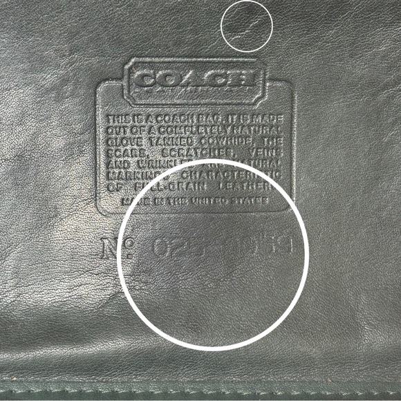 Vintage Coach 9455 Black Leather Zippered Clutch / Basic Bag (1980s–Early 1990s) - Picture 16 of 16